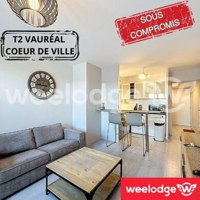 Appartement à vendre 165 000 € 2 pièces 1 chambre 41 m² Étage 3/5 Vauréal 95490