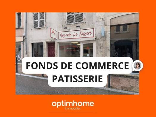 Boulangerie / Pâtisserie à vendre Fonds de commerce 41 000 € 2 pièces 53 m² de surface de vente Centre Ville Dole 39100