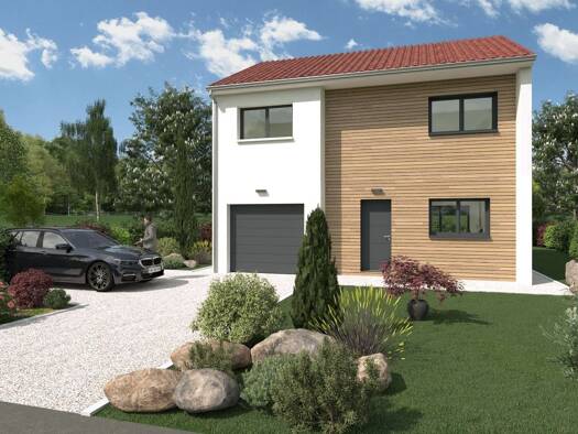 Terrain avec maison neuve à vendre 275 290 € 4 pièces 3 chambres 93 m² 400 m² de terrain Nurieux-Volognat 01460