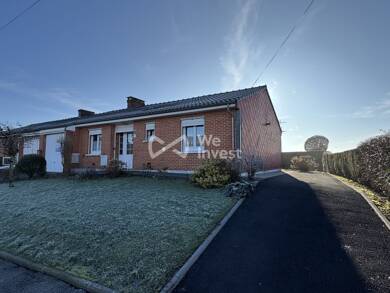 Maison de plain-pied à vendre 148 400 € 6 pièces 3 chambres 87,8 m² 443 m² de terrain Anor 59186