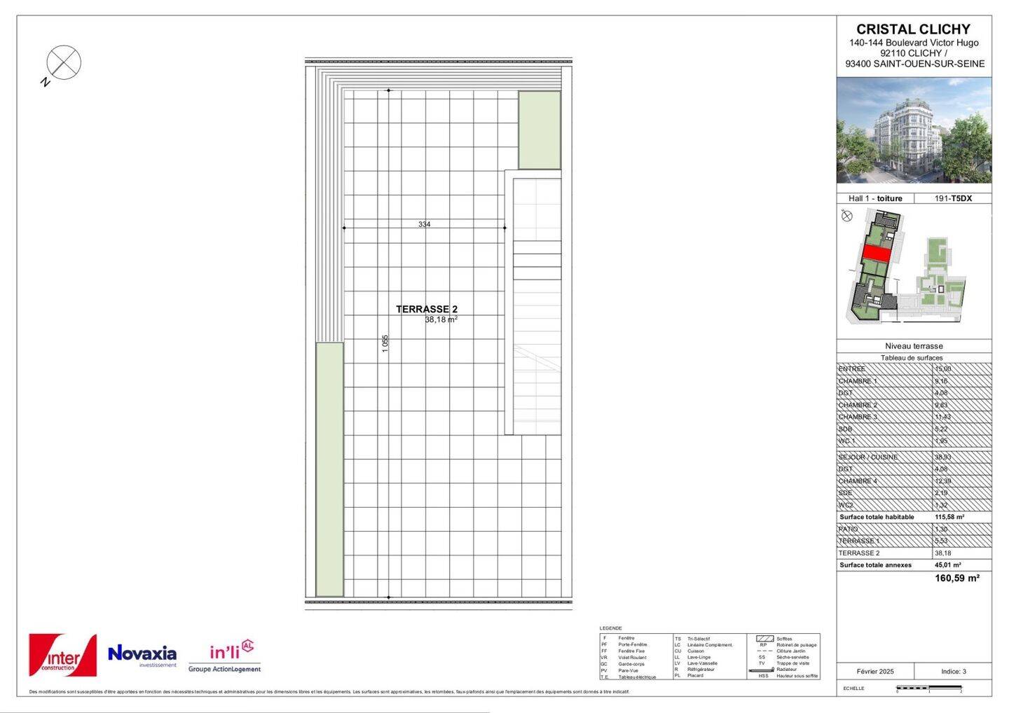 Maison à louer, 116m², CLICHY