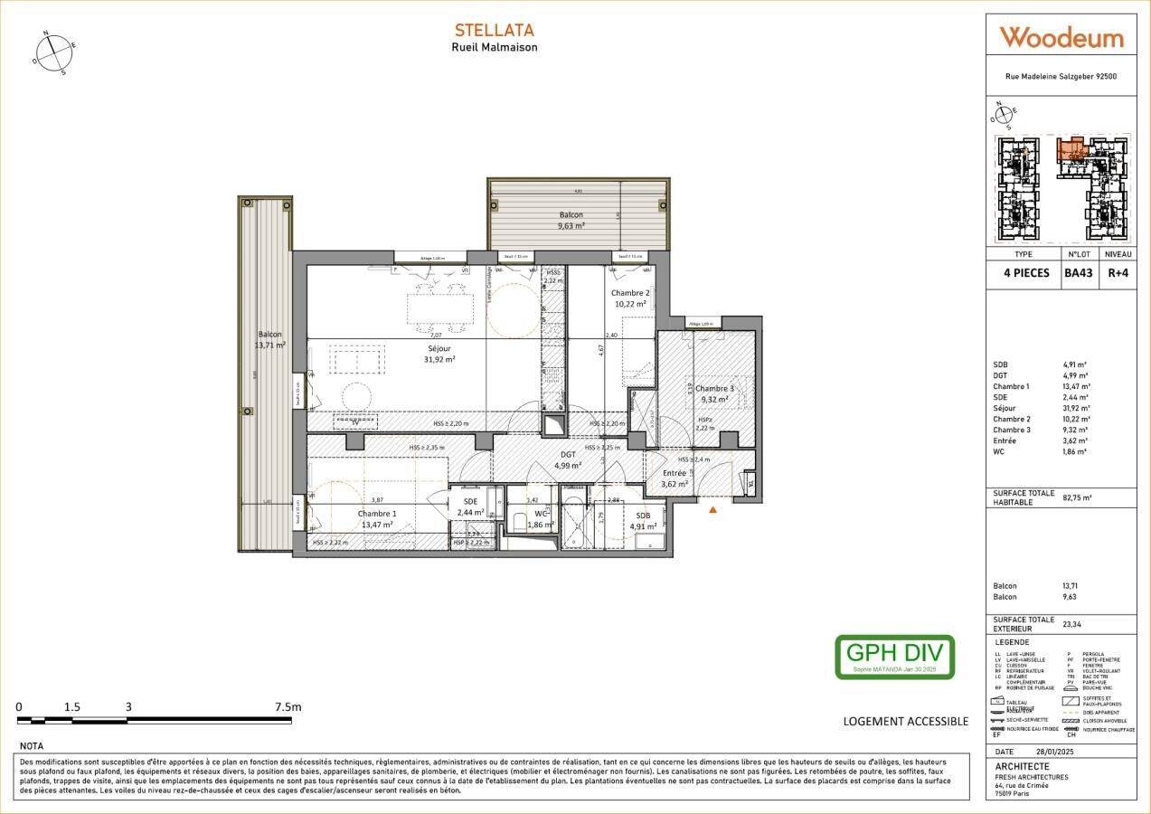 Maison à louer, 83m², RUEIL MALMAISON