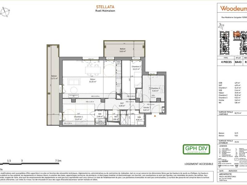 Maison à louer, 83m², RUEIL MALMAISON