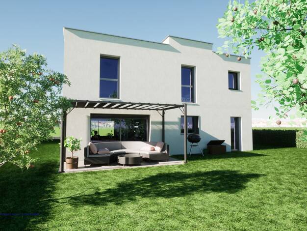 Terrain avec maison neuve à vendre 417 000 € 4 pièces 3 chambres 142 m² 545 m² de terrain Chieulles 57070