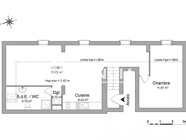 Maison à louer, 56m², PAU