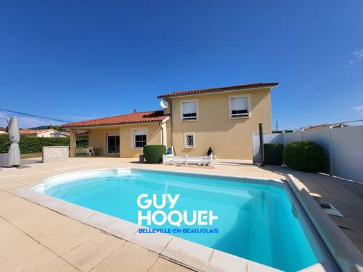 Maison à vendre 398 000 € 5 pièces 3 chambres 113 m² 1 010 m² de terrain Régnié-Durette 69430