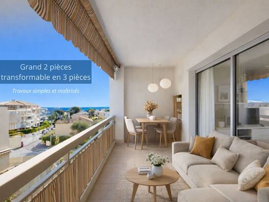 Appartement à vendre 240 000 € 2 pièces 1 chambre 59,54 m² Étage 3/4 Le Grimond-Plateaux Fleuris-Valliere Saint-Laurent-du-Var 06700