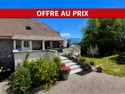 Maison à vendre 315 000 € 5 pièces 2 chambres 110 m² 621 m² de terrain Entrelacs 73410