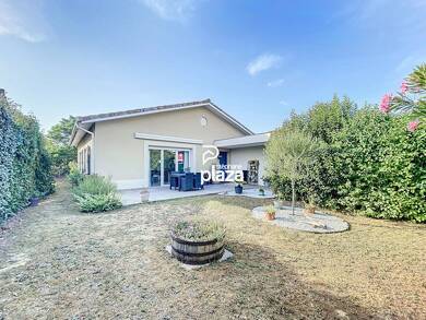 Maison de plain-pied à vendre 335 000 € 5 pièces 4 chambres 109 m² 482 m² de terrain Aussonnelle Rive Gauche La Salvetat Saint Gilles 31880