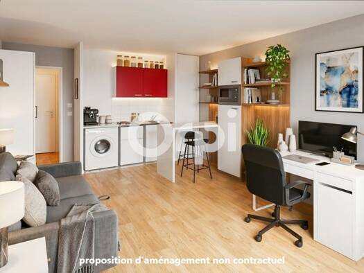 Appartement à vendre 94 300 € 1 pièce 22,9 m² Étage 3/4 Inter Marche Mantes-la-Jolie 78200