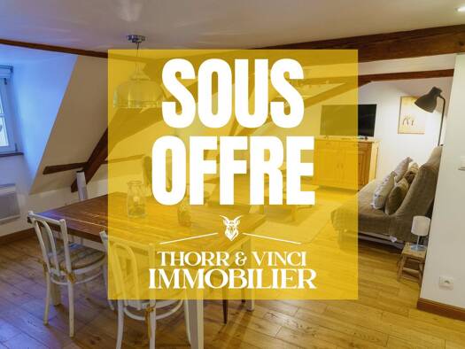 Appartement à vendre 167 670 € 2 pièces 1 chambre 63 m² RDC Riquewihr 68340