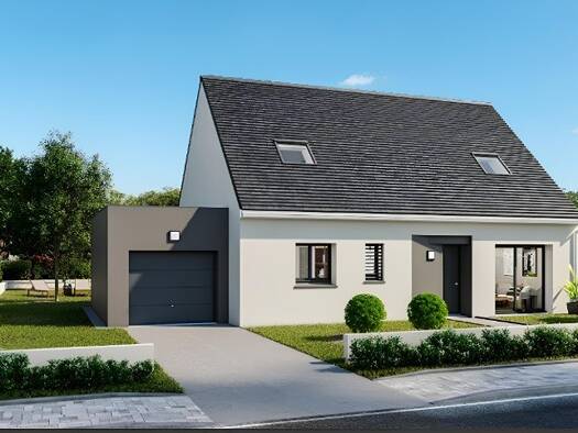 Terrain avec maison neuve à vendre 201 500 € 4 pièces 3 chambres 85 m² 1 300 m² de terrain Saint-Éloy-de-Gy 18110