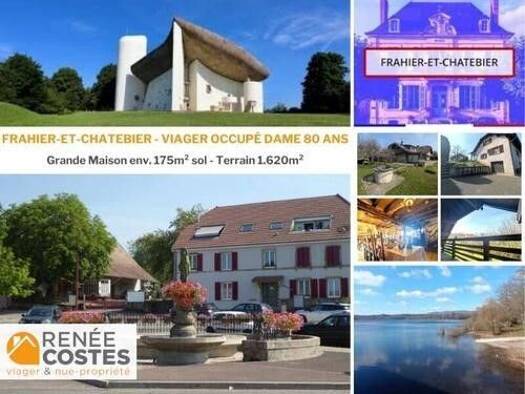 Maison en viager occupé Bouquet 67 575 € 6 pièces 4 chambres 175 m² 1 620 m² de terrain Frahier-et-Chatebier 70400