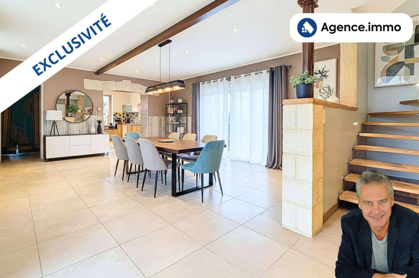 Maison à vendre, 163m², SAINT BONNET SUR GIRONDE