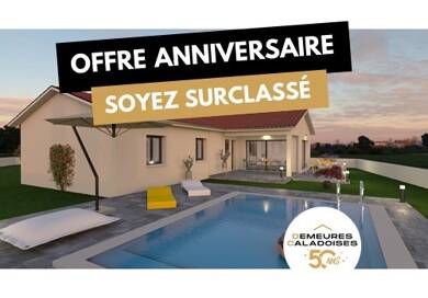 Maison de plain-pied à vendre 310 000 € 4 pièces 3 chambres 120 m² 800 m² de terrain Saint-André-de-Bâgé 01380