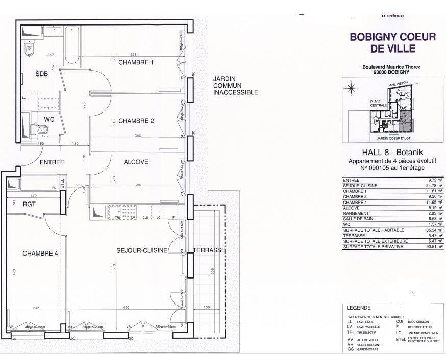 Maison à louer, 85m², BOBIGNY