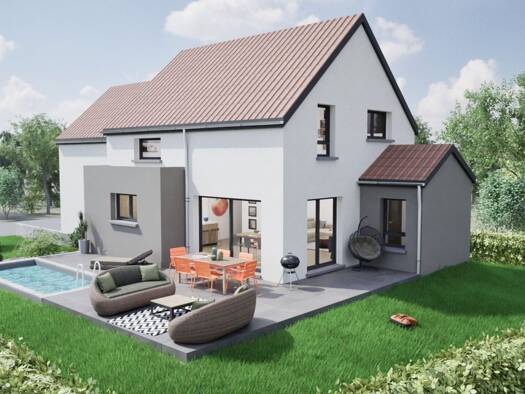 Terrain avec maison neuve à vendre 424 240 € 6 pièces 4 chambres 140 m² 651 m² de terrain Sud Wasselonne 67310