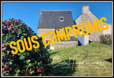 Maison à vendre 125 000 € 3 pièces 1 chambre 55 m² 550 m² de terrain Pleine-Fougères 35610