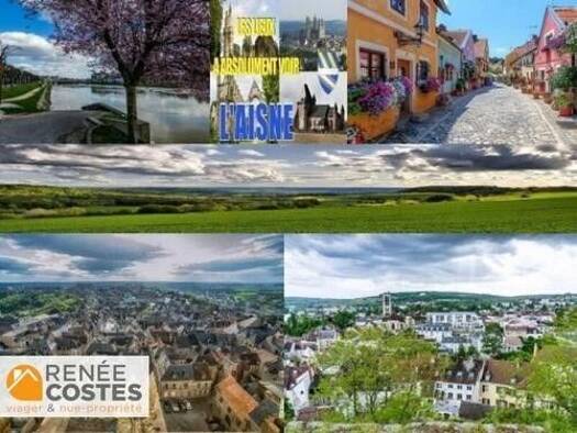 Maison en viager occupé Bouquet 28 744 € 5 pièces 2 chambres 98 m² 828 m² de terrain Condé-sur-Suippe 02190