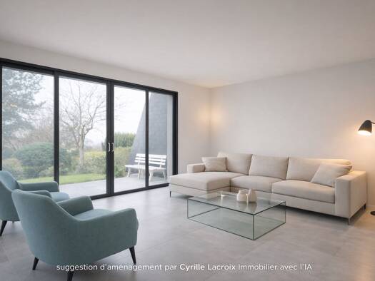 Maison de plain-pied à vendre 469 000 € 9 pièces 6 chambres 155 m² 1 036 m² de terrain Base Aerienne Bessancourt 95550