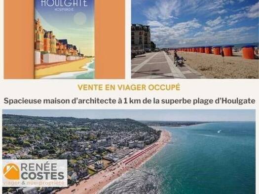Maison en viager occupé Bouquet 152 650 € 7 pièces 3 chambres 191 m² 1 392 m² de terrain Houlgate 14510
