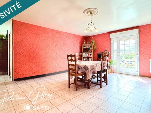 Maison de plain-pied à vendre 229 000 € 5 pièces 3 chambres 120 m² 1 500 m² de terrain Boulon 14220