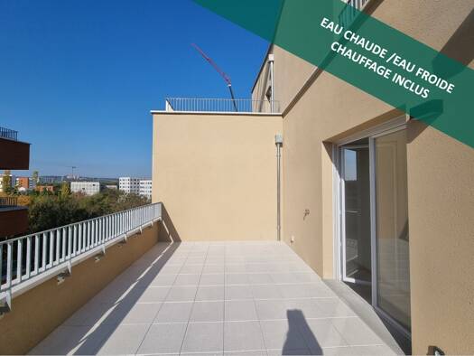 Appartement à louer 1 168 € 4 pièces 3 chambres 90 m² Étage 4/4 Pont des Demoiselles-Montaudran-La Terrasse Toulouse 31400