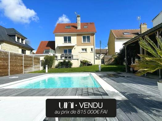 Maison à vendre 839 000 € 6 pièces 5 chambres 180 m² 600 m² de terrain Riva Bella Ouistreham 14150