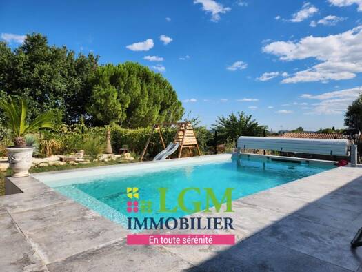 Maison de plain-pied à vendre 380 000 € 4 pièces 3 chambres 137 m² 820 m² de terrain Rousson 30340