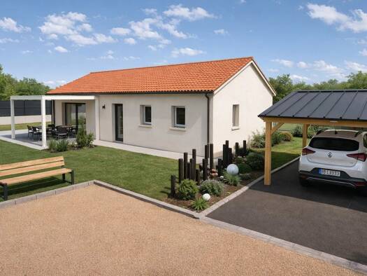 Terrain avec maison neuve à vendre 239 000 € 5 pièces 100 m² Montrond-les-Bains 42210