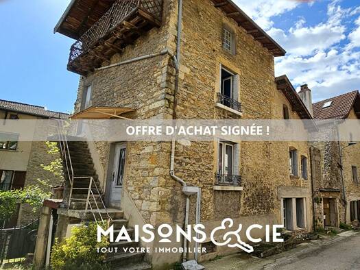 Maison à vendre 135 000 € 4 pièces 117 m² 65 m² de terrain Saint-Sorlin-en-Bugey 01150