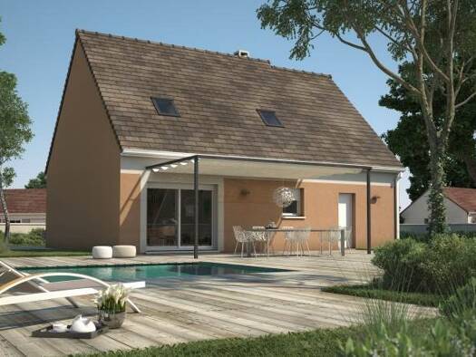 Terrain avec maison neuve à vendre 192 186 € 6 pièces 4 chambres 89 m² 710 m² de terrain Perrières 14170