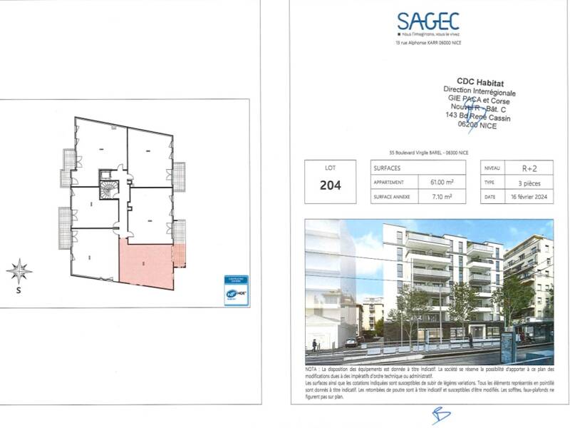 Maison à louer, 61m², NICE