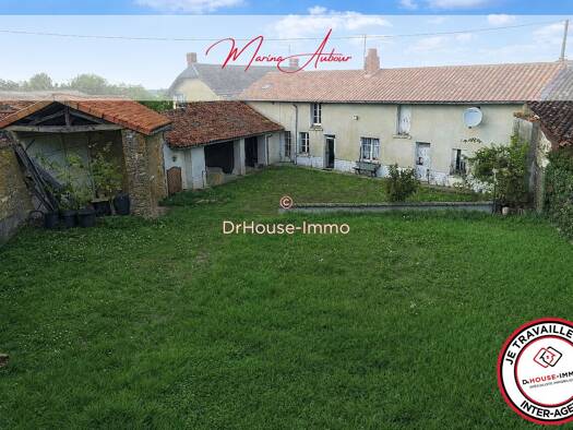Maison à vendre 99 500 € 4 pièces 2 chambres 113 m² 2 367 m² de terrain Verrue 86420