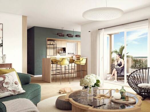 Appartement à vendre 212 000 € 2 pièces 1 chambre 38 m² 2ème étage Saint-Thibault-des-Vignes 77400