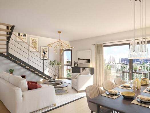 Duplex à vendre 446 500 € 3 pièces 2 chambres 63 m² 5ème étage Les Routes Toulon 83000