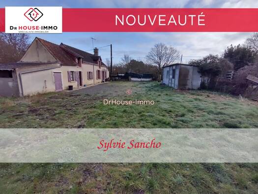 Maison à vendre 62 000 € 3 pièces 2 chambres 70 m² 2 500 m² de terrain Anjouin 36210