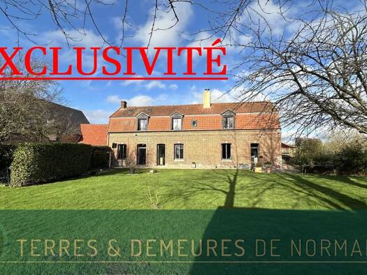 Ferme à vendre 387 000 € 6 pièces 4 chambres 179 m² 1 583 m² de terrain Les Grandes-Ventes 76950