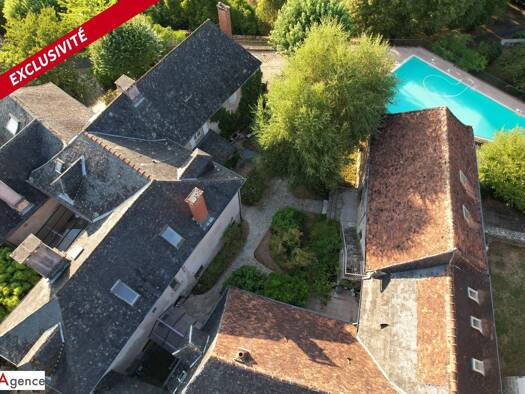 Demeure à vendre 450 000 € 17 pièces 9 chambres 400 m² 1 992 m² de terrain Ayen 19310