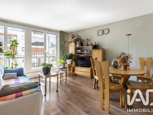 Appartement à vendre 431 000 € 2 pièces 1 chambre 52 m² Étage 4/8 Danube-Porte des Lilas Paris 19ème arrondissement 75019