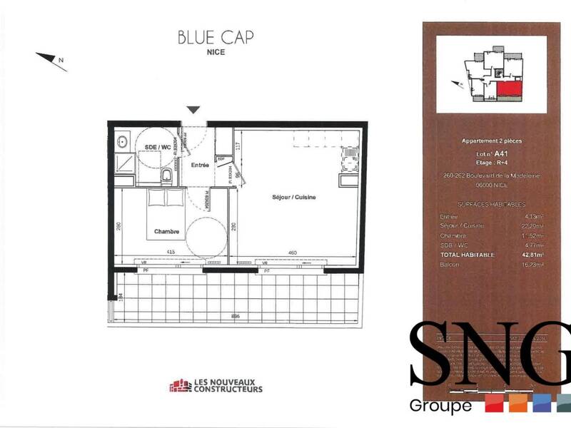 Maison à louer, 43m², NICE