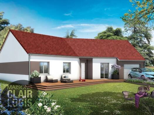 Terrain avec maison neuve à vendre 215 900 € 4 pièces 3 chambres 100 m² 2 189 m² de terrain Prémilhat 03410