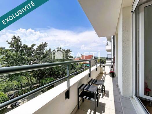 Appartement à vendre 260 000 € 3 pièces 2 chambres 55 m² Étage 1/3 Varenne-Centre-Rive Charmante Noisy-le-Grand 93160
