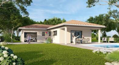 Terrain avec maison neuve à vendre 220 000 € Manziat 01570
