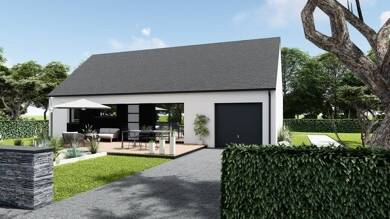 Maison de plain-pied à vendre 228 500 € 4 pièces 3 chambres 81 m² 403 m² de terrain Saint-Yvi 29140