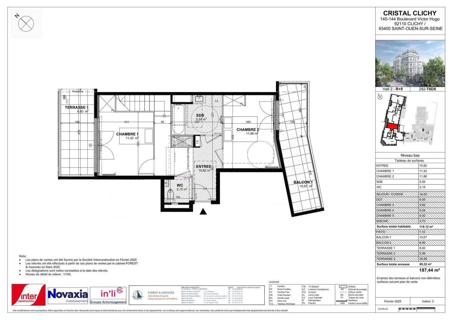 Maison à louer, 118m², CLICHY