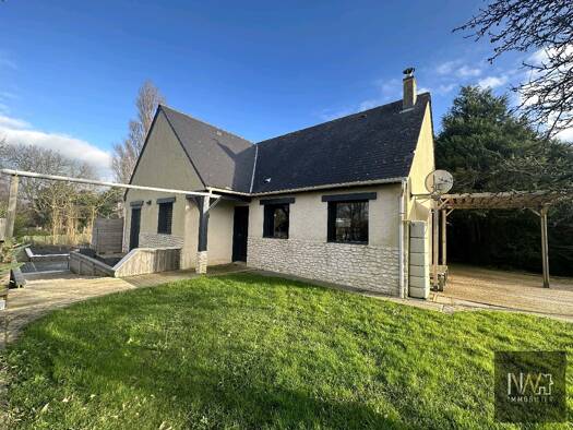 Maison de plain-pied à vendre 286 000 € 1 pièce 3 chambres 95 m² 1 650 m² de terrain Manvieux 14117