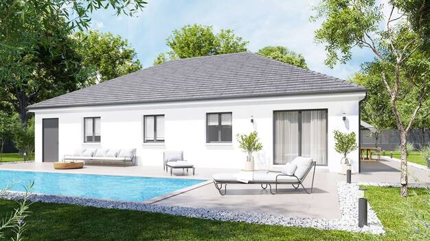 Terrain avec maison neuve à vendre 184 274 € Terminiers 28140