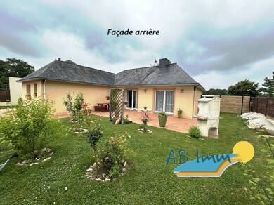 Maison de plain-pied à vendre 332 475 € 5 pièces 3 chambres 85 m² 600 m² de terrain Hennebont 56700