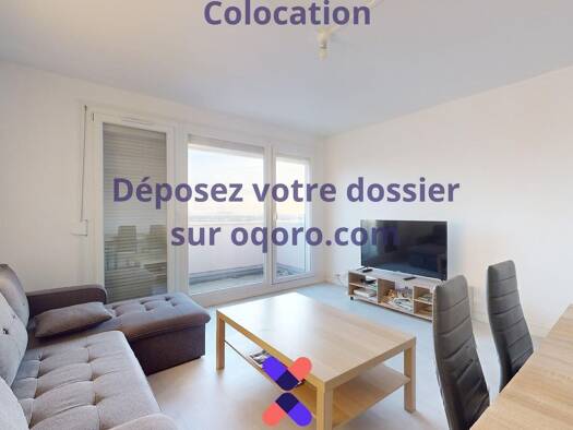 Colocation à louer 397 € 5 pièces 4 chambres 82 m² 4ème étage Espoir et Avenir-Le Nautilus-Colvert-Berlioz-Amiens Nord Ouest Amiens 80080